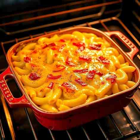 Haitian Macaroni & Cheese in Oven - Au Gratin Recipe